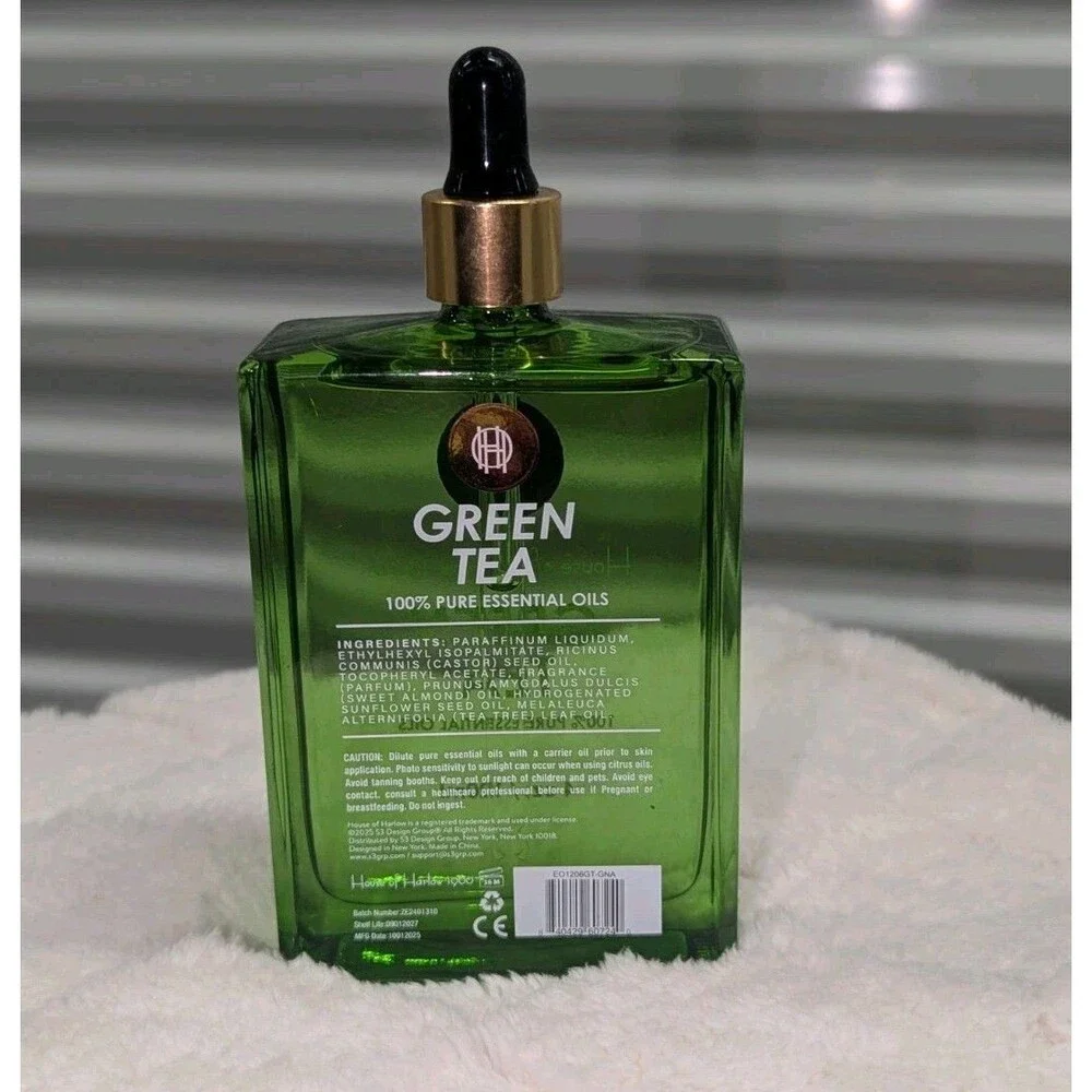 HOUSE OF HARLOW 1960 Green Tea 100% Pure Essential Oil 120ml‎ 4fl oz